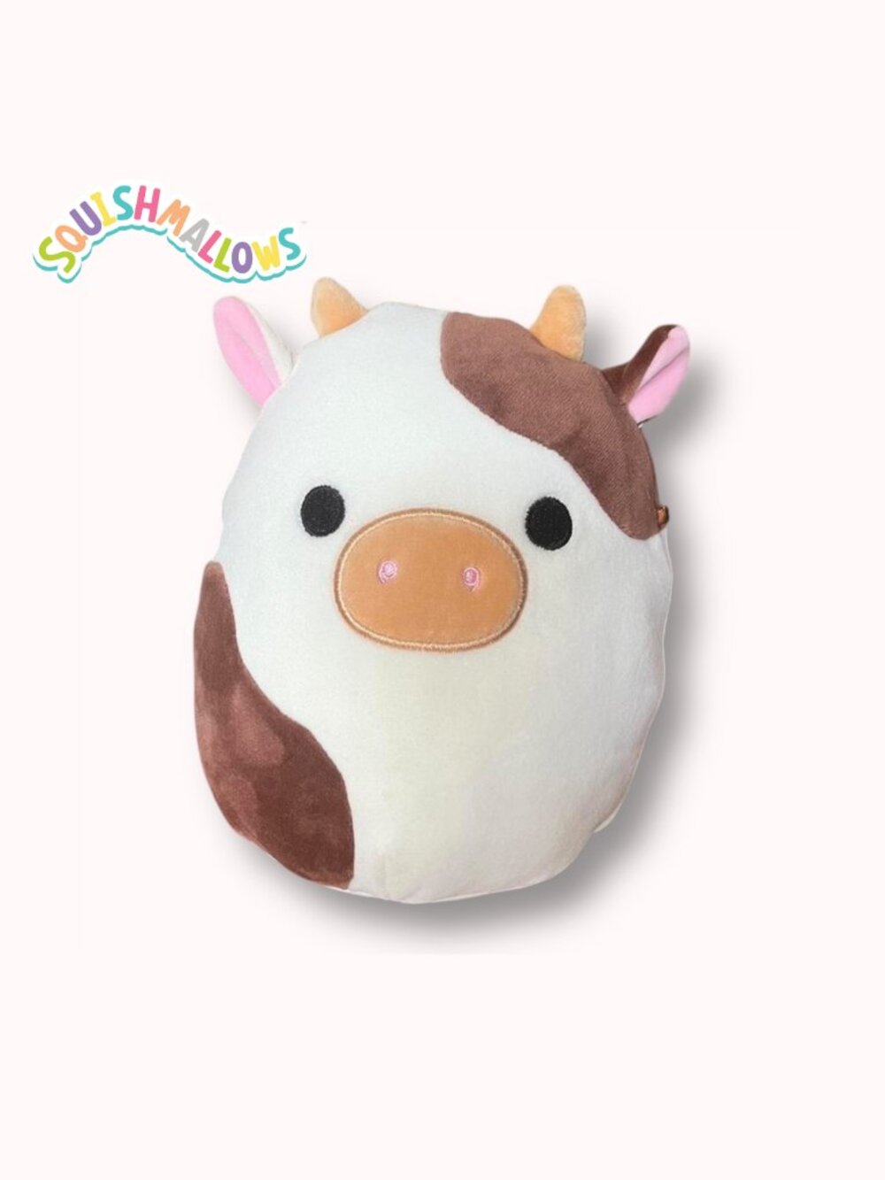 NWT 8" RARE Ronnie the brown cow Squishmallow